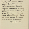 Stefan George letters to Ernst Morwitz, 1909