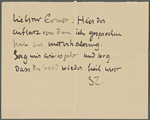 Stefan George letters to Ernst Morwitz, 1910
