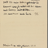 Stefan George letters to Ernst Morwitz, 1911
