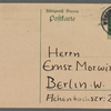 Stefan George letters to Ernst Morwitz, 1912