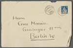 Stefan George letters to Ernst Morwitz, 1912