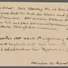 Stefan George letters to Ernst Morwitz, 1913