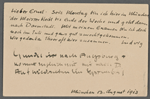 Stefan George letters to Ernst Morwitz, 1913