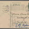 Stefan George letters to Ernst Morwitz, 1913