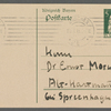 Stefan George letters to Ernst Morwitz, 1913