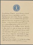 Stefan George letters to Ernst Morwitz, 1914