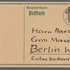 Stefan George letters to Ernst Morwitz, 1915