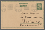 Stefan George letters to Ernst Morwitz, 1915