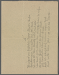 Stefan George letters to Ernst Morwitz, 1917