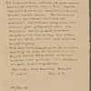 Stefan George letters to Ernst Morwitz, 1918