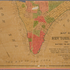 Map of New York City from Battery to 29th street : showing farm lines & boundaries as originally granted