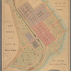 International Exhibition 1883 : plan showing the principal buildings with their approaches as proposed to be arranged on the Port Morris site