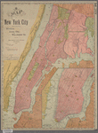Map of New York City : showing portions of Brooklyn, Jersey City, and Westchester Co.