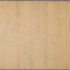 Manuscript map of corner of Hudson Street and Bank Street in Manhattan, New York.