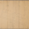 Manuscript map of corner of Hudson Street and Bank Street in Manhattan, New York.