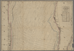 New map of the part of New York City 20th St. on the Hudson and 35th St. on the East River