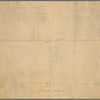 Manuscript map of corner of Duane Street and Park Street in Manhattan, New York