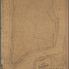 Map of the lower section of the City of New York : showing high and low water lines.
