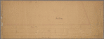 Manuscript map of "building" and "vault" near the corner of Robinson Street and Greenwich Street in Manhattan, New York.