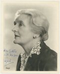 Publicity photograph of Sybil Thorndike autographed to Guthrie McClintic.