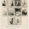 Keysheet of images of Mary Martin at home.