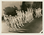 Chorines in a scene from the stage production Flying High. Costumes designed by Charles LeMaire