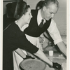 Lynne Fontanne and Alfred Lunt serving during Stage Door Canteen.