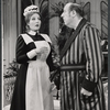 Sharon Gans and Paul Ford in the stage production 3 Bags Full
