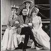Leigh Taylor-Young, Sharon Gans, Gower Champion and April Shawhan in the stage production 3 Bags Full
