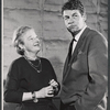 Ann Harding and Bill Travers in rehearsal for the Broadway production of Abraham Cochrane