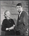 Ann Harding and Bill Travers in rehearsal for the Broadway production of Abraham Cochrane