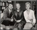 Bill Travers, Ann Harding and Nancy Wickwire in publicity photo for the Broadway production of Abraham Cochrane