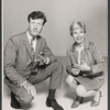 Anthony Oliver and Maureen Pryor in rehearsal for the stage production After the Rain