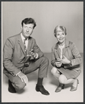 Anthony Oliver and Maureen Pryor in rehearsal for the stage production After the Rain