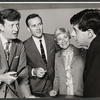 Anthony Oliver, Alec McCowen, Maureen Pryor and Vivian Matalon in rehearsal for the stage production After the Rain