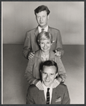 Anthony Oliver, Maureen Pryor and Alec McCowen in rehearsal for the stage production After the Rain