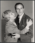 Maureen Pryor and Alec McCowen in rehearsal for the stage production After the Rain
