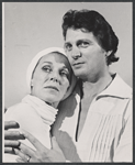 Nan Martin and Clifford David in the 1972 McCarter Theatre production of Agamemnon