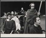 John Cazale [right] and ensemble in rehearsal for the stage production Agagmemnon