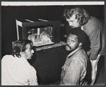 Melvin Van Peebles and unidentified others in rehearsal for the stage production Ain't Supposed to Die a Natural Death