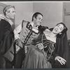 John Heffernan, Roy Scheider and Carole Macho in the stage production The Alchemist