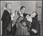 John Heffernan, Roy Scheider and Carole Macho in the stage production The Alchemist
