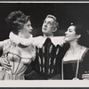 Cynthia Bebout, John Heffernan and Carole Macho in the stage production The Alchemist