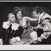 John Heffernan, Cynthia Bebout and Roy Scheider in the stage production The Alchemist