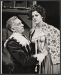 John Heffernan and Cynthia Bebout in the stage production The Alchemist
