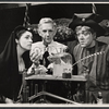 Carole Macho, John Heffernan and Wayne Tippit in the stage production The Alchemist