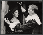 Carole Macho and John Heffernan in the stage production The Alchemist