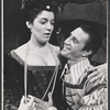 Carole Macho and Roy Scheider in the stage production The Alchemist