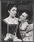 Carole Macho and Roy Scheider in the stage production The Alchemist