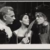 John Heffernan, Carole Macho and Wayne Tippit in the stage production The Alchemist